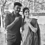 Haripriya Isai Instagram - Our Brother & sister relationship 🫂❤️♾️ no one can take your place in my heart ka @haripriyaa_official ❤️ love you so much Akkavey 🥰 #birthday #sisterlove #ethirneechal #ethirneechalonsuntv #suntv #brothersisterlove #brothersisterbond #brothersistergoals Chennai, India