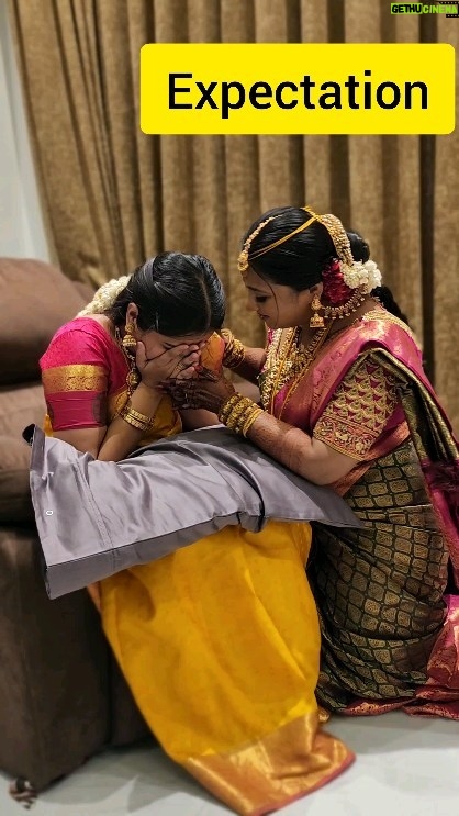 Haripriya Isai - 112.4K Likes - Bestie marriage #expectationvsreality