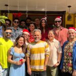 Harleen Sethi Instagram - Christmas just got a whole lot ‘Merrier’ with Santas and Sentis getting together to gift, play, eat and celebrate each other 🎄🥳♥️🎅🏻 Only love and gratitude for this day & for these people I’m fortunate to have in my life 😇🥂 @barmecharajat @khyati_pulao @gopiputhran @aroradishaa @raghavkakker @rishghel @victoglyphix @ayush007 @tanishque_ @shrutidasofficial @jiggstagram @saloni_batra_ @thebarmechahouse @tarankahinka @meiyangchang @dikhchyaoon @aasthaak5 @goenkaanupriya @arjit_kaker #MerryChristmas