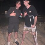 Harry-James Thornton Instagram - Bro’s for life 🤙 Malaekahana Beach Campground