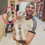 Harry-James Thornton Instagram - Here I am trying to look good with this goat meantime Han being the worst photo bomb of the year. Thanks @hanagiraldo 👎🏻👎🏻 #eentertainment #hanageraldo #harryjamesthornton #nbc Saddleback Ranch