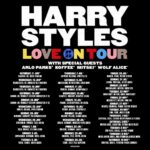 Harry Styles Instagram – LOVE ON TOUR 2022. 

TICKETS ON SALE NOW.