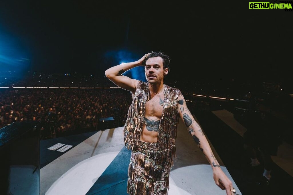 Harry Styles Instagram - Love On Tour. Reggio Emilia. July, 2023.