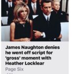 Heather Locklear Instagram – Oh no, I didn’t mean James Naughton did anything wrong. The script called for him to touch my breast. I was surprised that he circled my areola. We had not discussed the scene prior to filming. To be clear, I was never upset with James, just surprised. Love you James #pagesix