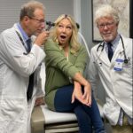 Heather Locklear Instagram - My fantastic Executive Producers, poising as doctors and being background🥰🥰🥰 Last day😢