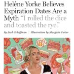 Heléne Yorke Instagram - It happened. It’s here. I love this so SO much. I love you @nymag and @grubstreet! Please enjoy. Link in my stories. . . . Original pic by @EmilioMadrid Illustration by @margalitties Interview with angel baby @zachschiffman