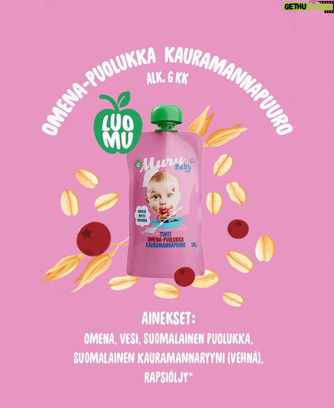 Henri Alén Instagram - Hyvä Suomalaiset🙌 Tein @murubabyfood vispipuuron innoittamana puolukka-omppu mannapuuron. Miksi? No siksi että puolukka on hyvää, terveellistä ja ikuisten mango/banaani soseiden seassa siinä on jotain niin kotoisaa. Vähän mietittiin miten tämä tavara liikkuu hyllyltä mutta yllätykseksi mustikka/puolukka/mustaherukkaa sisältävät ruoat viedään käsistä pikkuisten hyppysiin😊. Ja siitähän kokille hyvä fiilis tulee. Menkää metsään napsimaan puolukoita, ja jos ette pääse niin napsikaa Muru Babya. Sopii vauvasta vaarille, ja kaikelle siltä väliltä😊. #murubaby #puurotime #puolukka #ihanuutta #pehmeää #herkkua #babyfood #mannaataivaasta