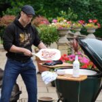 Henry Cavill Instagram - First time cooking pizza on the Egg this weekend! I even risked it all and made my own dough last night. First one tasted ok, but looks like Kal made it while drunk, so I ended up cranking the heat to 370-400C (700-750F) and making the bases suuuper thin, which may have just done the trick! My topping placement still needs work, though. Swipe for pizzas 1,2&3