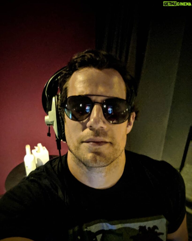 Henry Cavill Instagram - Just finished some ADR (Automated Dialogue Replacement) for The Witcher and had the good fortune to wear my special ADR sunglasses (not true) which are from BOSS Eyewear (totally true). If you look closely you might see some secret details from the show in the reflection.....or you might just see my phone. Which means double me, which may, or may not, be a good thing 🤷🏻‍♂️ #BOSSEyewear @BOSS #TheWitcher