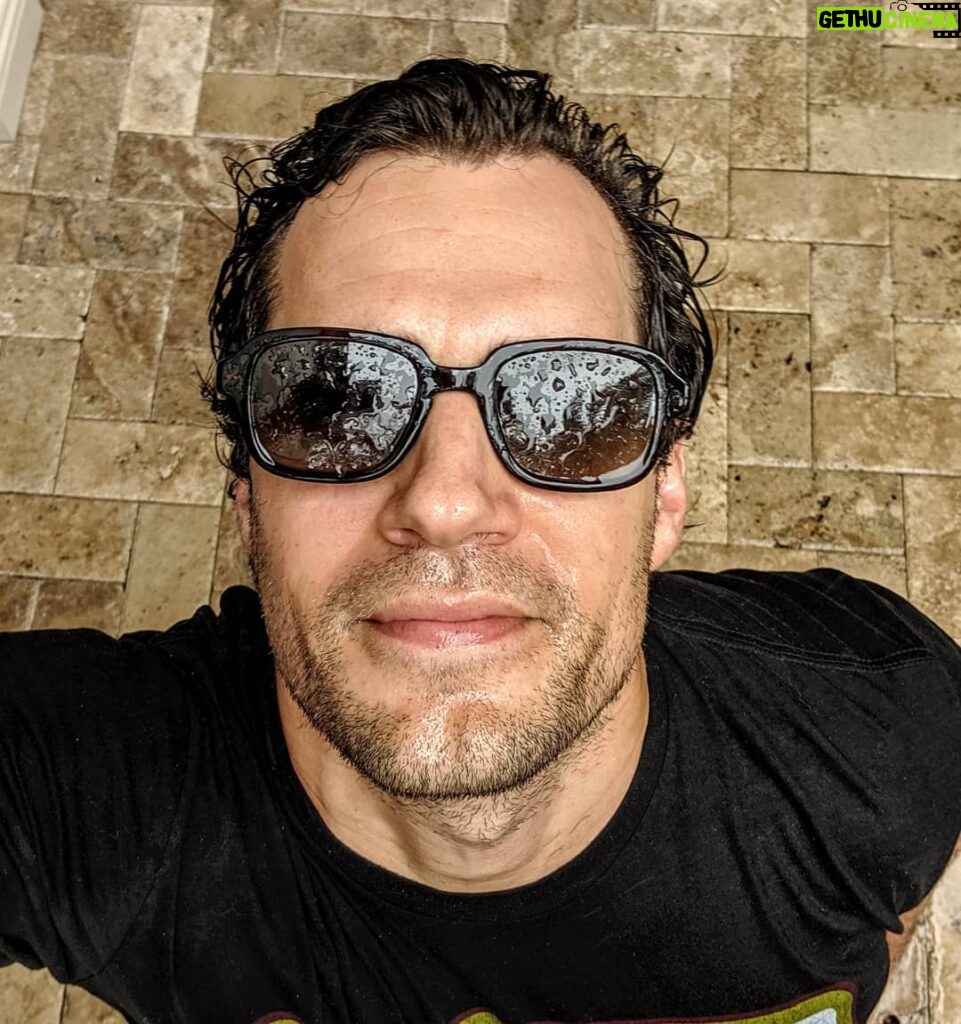 Henry Cavill Instagram - While wearing Boss Sunglasses not only can I stare directly into the sun, I can also stare directly into the rain!! Thank you BOSS Eyewear Disclaimer: Do NOT stare directly into the sun (or the rain for that matter) only those afforded superpowers or various mutations can risk doing this. @BOSS #BOSSEyewear #ThingsYouCanDoWearingSunglasses #Ad