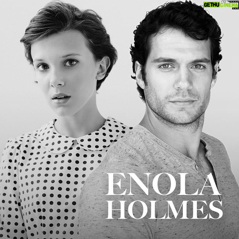 Henry Cavill Instagram - Very excited to play a character as fantastic as Sherlock Holmes and very very fortunate to be working with Millie Bobby Brown! Millie, I will see you back in London soon sis! @MillieBobbyBrown #EnolaHolmes #SherlockHolmes