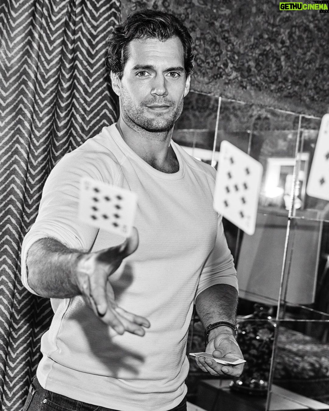 Henry Cavill Instagram - Check out the latest Men's Health this month where I lounge, splash, chill and throw cards....yes, you heard it right, I will be throwing cards. You lucky things you. The most exciting thing about this issue however, is that the masterful trainer Dave Rienzi joins us to help explain some of my training techniques throughout the filming of the Witcher! Thank you, Mr Rienzi, for your time and your knowledge! @DaveRienzi Magazine: @menshealthmag Photographer: @wattsupphoto Author: @brianraftery EIC: @richdorment Fashion Director: @tedstaffordstyle Grooming: @rathorejacqui & @ailbhelemass