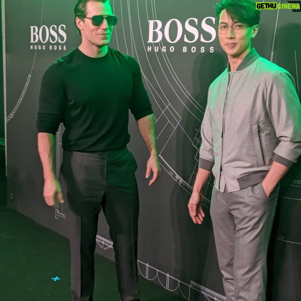 Henry Cavill Instagram - I'm back! And I'm in Shanghai! I had the good fortune of attending the Hugo Boss Pre-Fall 2020 fashion show and got to rub shoulders with the likes of Mark Langer, Chun Wu and the designer himself Ingo Wilts. And yes this was a work event but, genuinely, every time I come to Shanghai it leaves me wanting more. I can't wait to get back here on my own time and enjoy the city and all it has to offer. Thank you China and thank you Hugo Boss for being such wonderful hosts once again. See you when I see you next! #Shanghai #China #BOSSeyewear #BOSSlovesShanghai @BOSS #sponsored