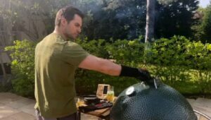 Henry Cavill Instagram - A very belated thank you for all the birthday wishes and messages. My beautiful sous chef Natalie and I celebrated it in our own way this past weekend by cooking up some foods at home. There is a good chance that some wines were drank along with said foods. What you see above are Joojeh kababs (Persian style chicken kebabs), some gyro bread, saffron rice, and Tzatziki, all made from scratch. Which sounds like some work, and was definitely something new for us to cook, but it's really pretty simple. There are loads of recipes online for all of those things too. We just found some that suited us. 
#BirthdayWeekend
#Foods
#Wines
#BowBowww