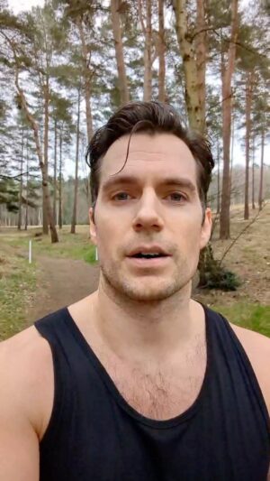 Henry Cavill Instagram - Morning Cardio Companions!

#AminoBuild
#PlatinumMultiVitamin
@MuscleTech