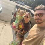 Hilary Duff Instagram – First few days at school for MJ 💕🥹 she didn’t even turn back around ……