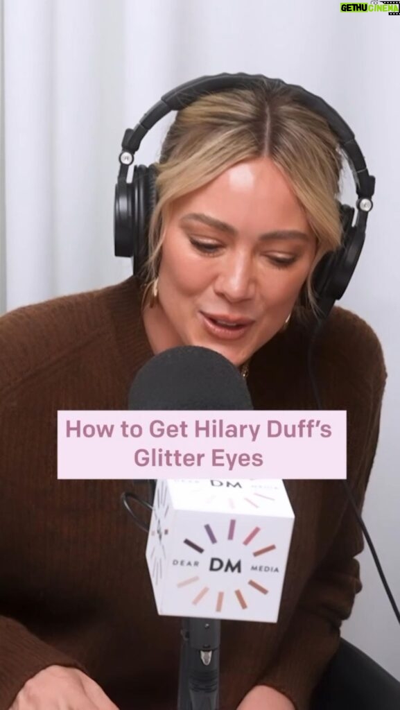 Hilary Duff Instagram - Who doesn’t love a glitter eye? 🧚