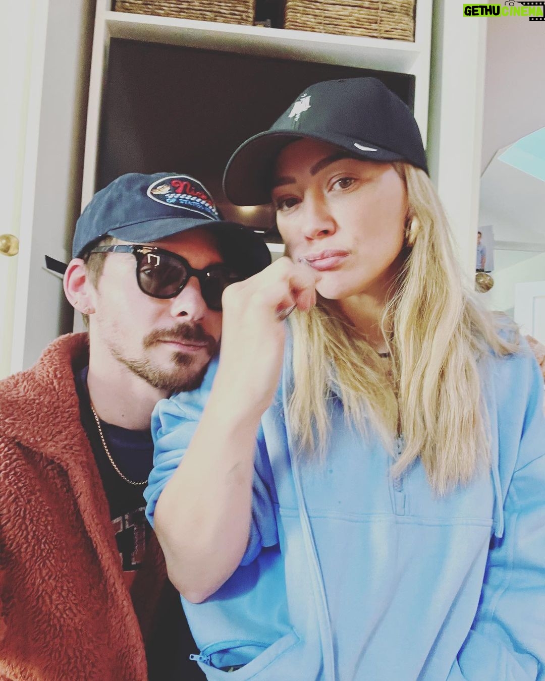 Hilary Duff Instagram - I was told it’s National spouse day. You tease and give me hell Matthew and I love you so much. My own personal troll. Keep me please