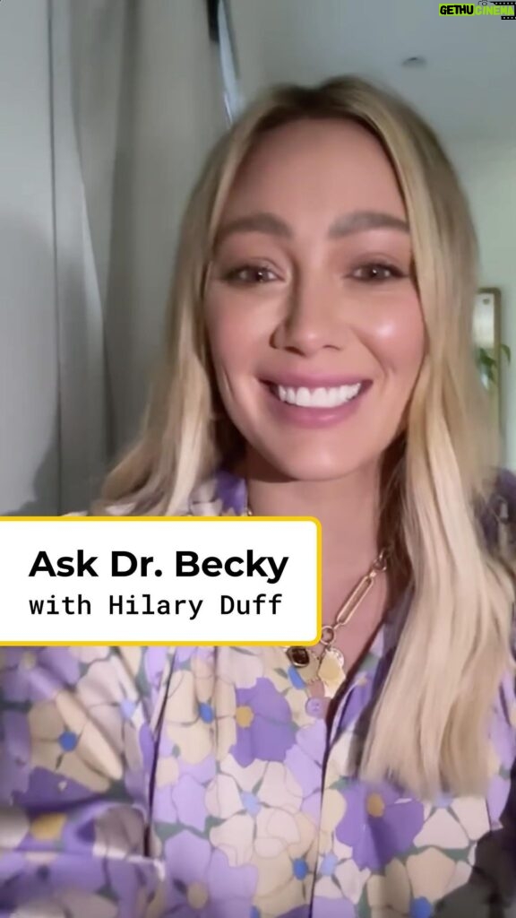 Hilary Duff Instagram - So you want your kid to acknowledge and appreciate all you do... buttttt also don’t want to “nag” - What’s a parent to do?! Check out this reel to hear Dr. Becky’s answer. And join Dr. Becky and Hilary Duff for an IG Live Wednesday, November 8th at 1pm ET to talk about all things parenting and Hilary’s new book!