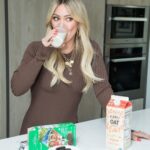 Hilary Duff Instagram - What’s better than a kitchen full of delicious @planetoat oatmilks paired with your favorite @girlscouts cookies?! I’m joining the incredible partnership between Planet Oat and the Girl Scout Cookie Program, which helps Girl Scouts as they learn, grow, find their voices, and take action to make the world a better place. Check out all the perfect pairings at planetoat.com/girlscouts and make the most out of your cookie season! I know I am! #ad #PlanetOatxGirlScouts