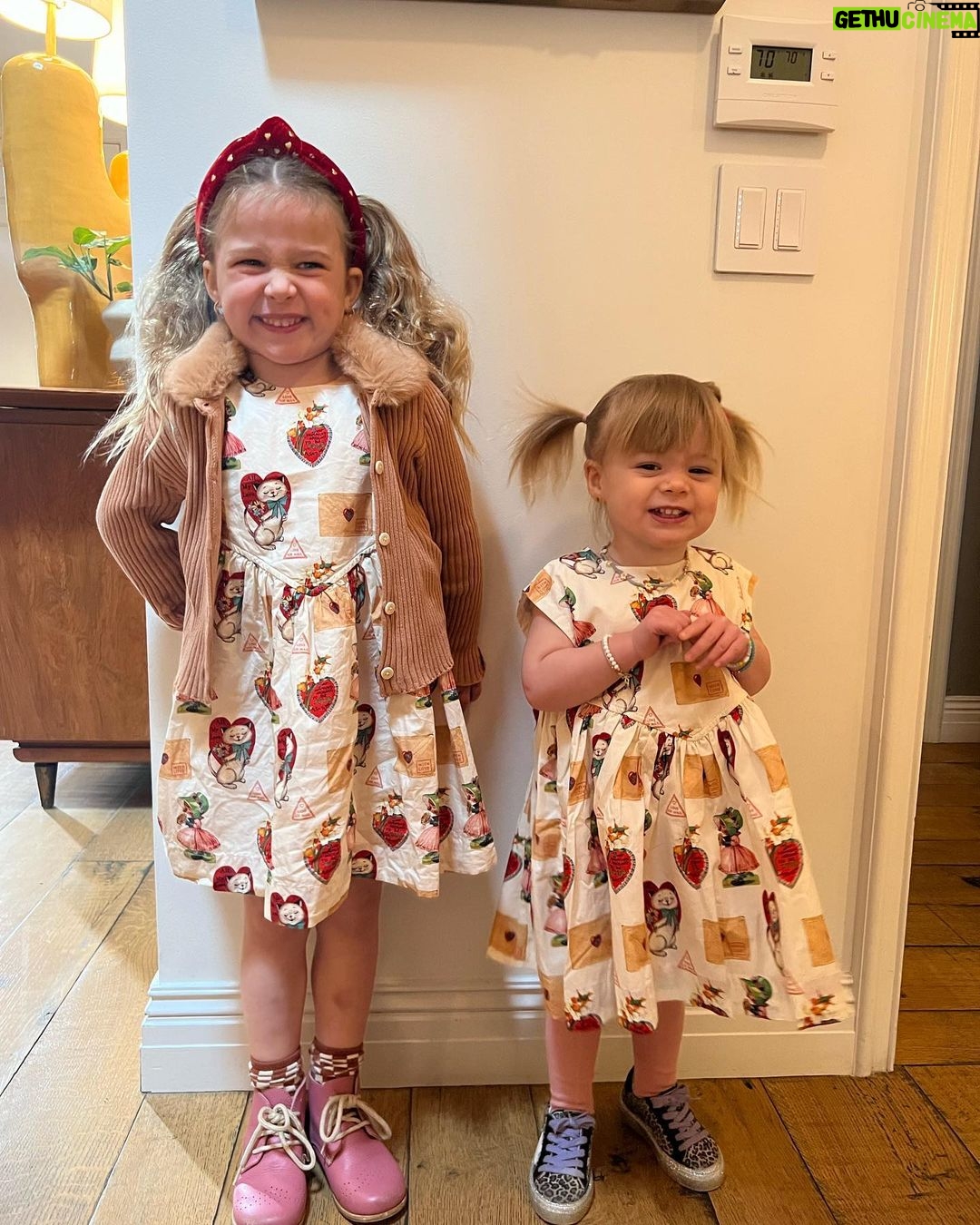 Hilary Duff Instagram - These beautiful little hearts …bursting and wild. Happy Valentine’s Day from the Bair girlies