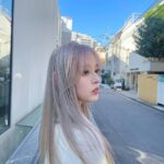 Honoka Yahagi Instagram - New hair color✨ ホワイトな金髪にしてもらいました♡