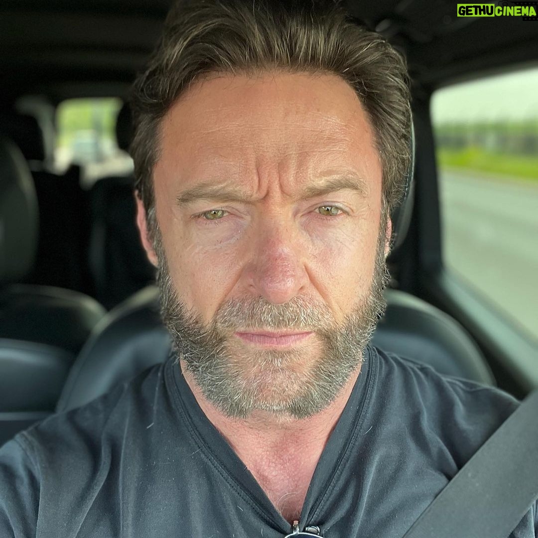 Hugh Jackman Instagram - … when you’ve had a haircut and are desperate to shower.
