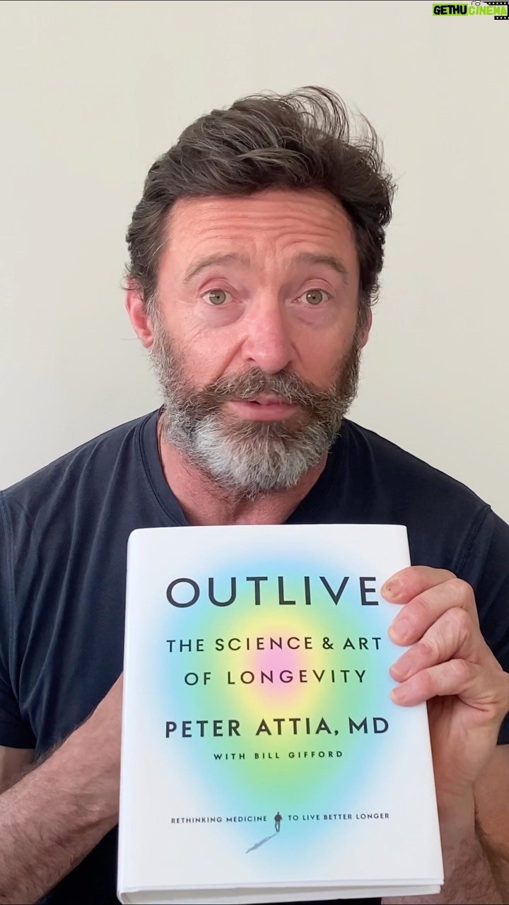 Hugh Jackman Instagram - I recommend …. OUTLIVE by @peterattiamd