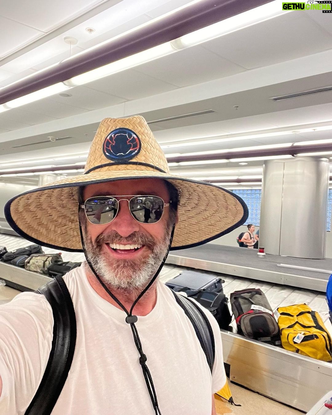 Hugh Jackman Instagram - Blending in at the baggage claim.