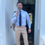 Hugh Jackman Instagram - I dreamt of this moment as a kid. Never believed it would happen. If I could go back in time, I’d tell that scrawny little kid … believe it! Beyond excited to be here. Thank you @surreycricket and @kiaovalevents for having us!