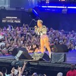 Hugh Jackman Instagram - Awesome night in Hyde Park watching the phenomenal @pink! Her music, her power vocals and gravity defying acrobatics … epic. And a @greatestshowman mini reunion with my dear friend @visualprostitute Yesssss!