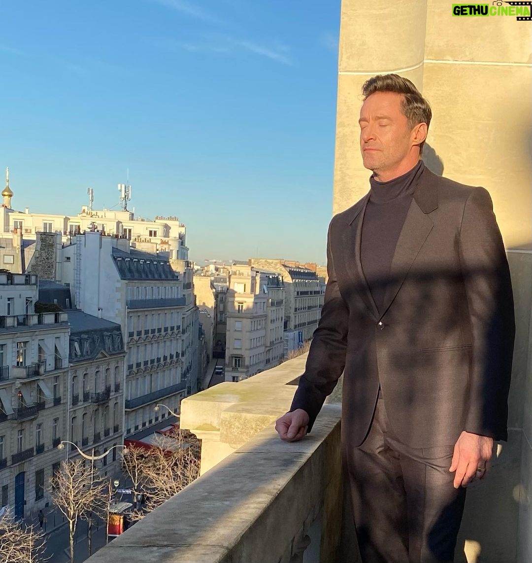 Hugh Jackman Instagram - This is February in Paris? En effet!!