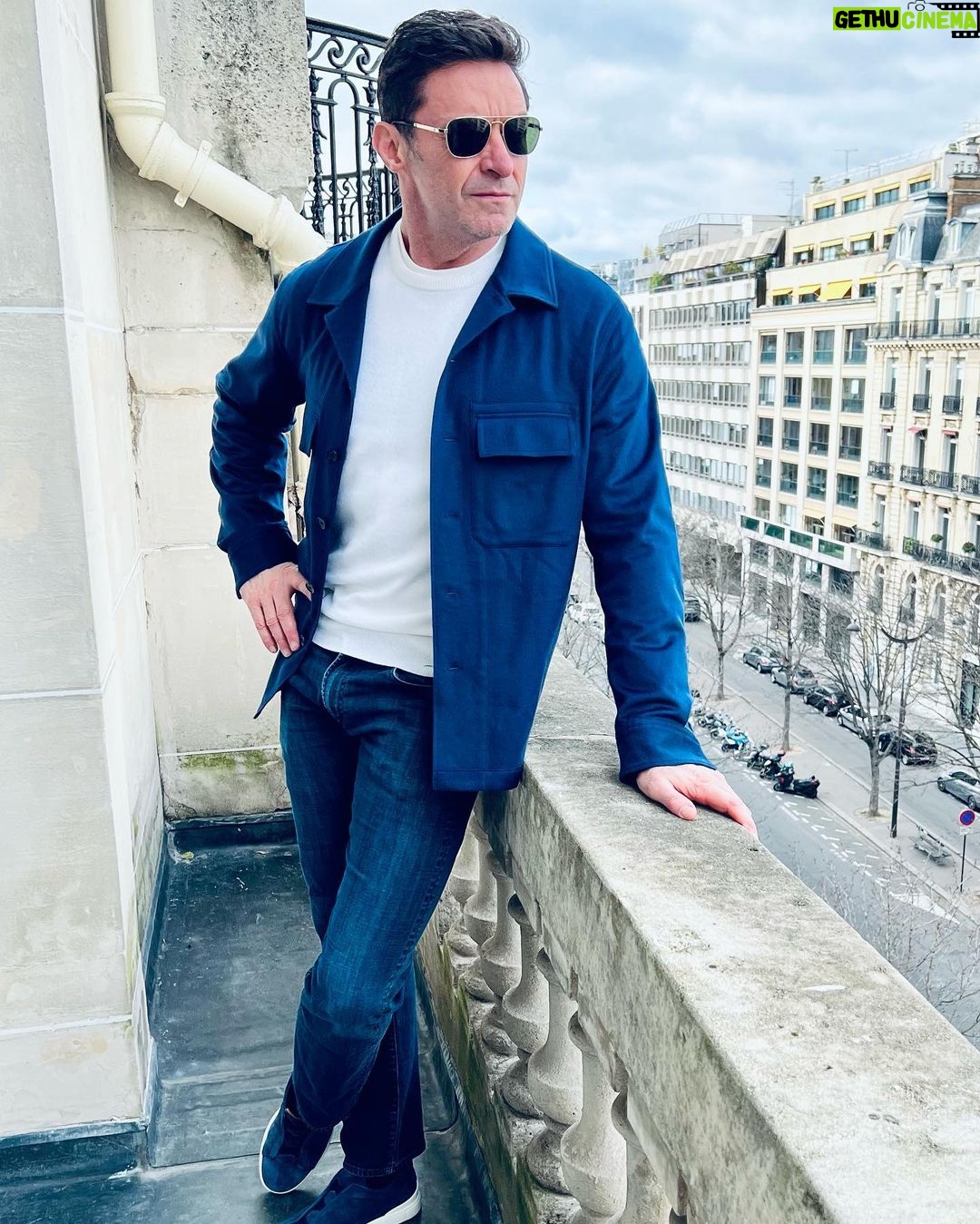 Hugh Jackman Instagram - Ahhhh oui Paris!!!!