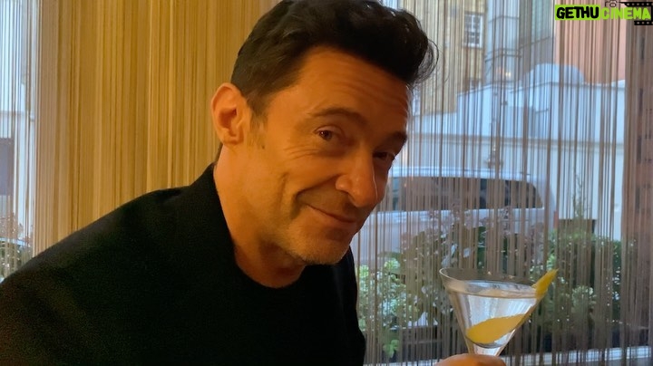 Hugh Jackman Instagram - Trust me, you need a moment of silence to savor the first sip. My friend Alessandro at @dukesbarlondon. Nobody makes it better!