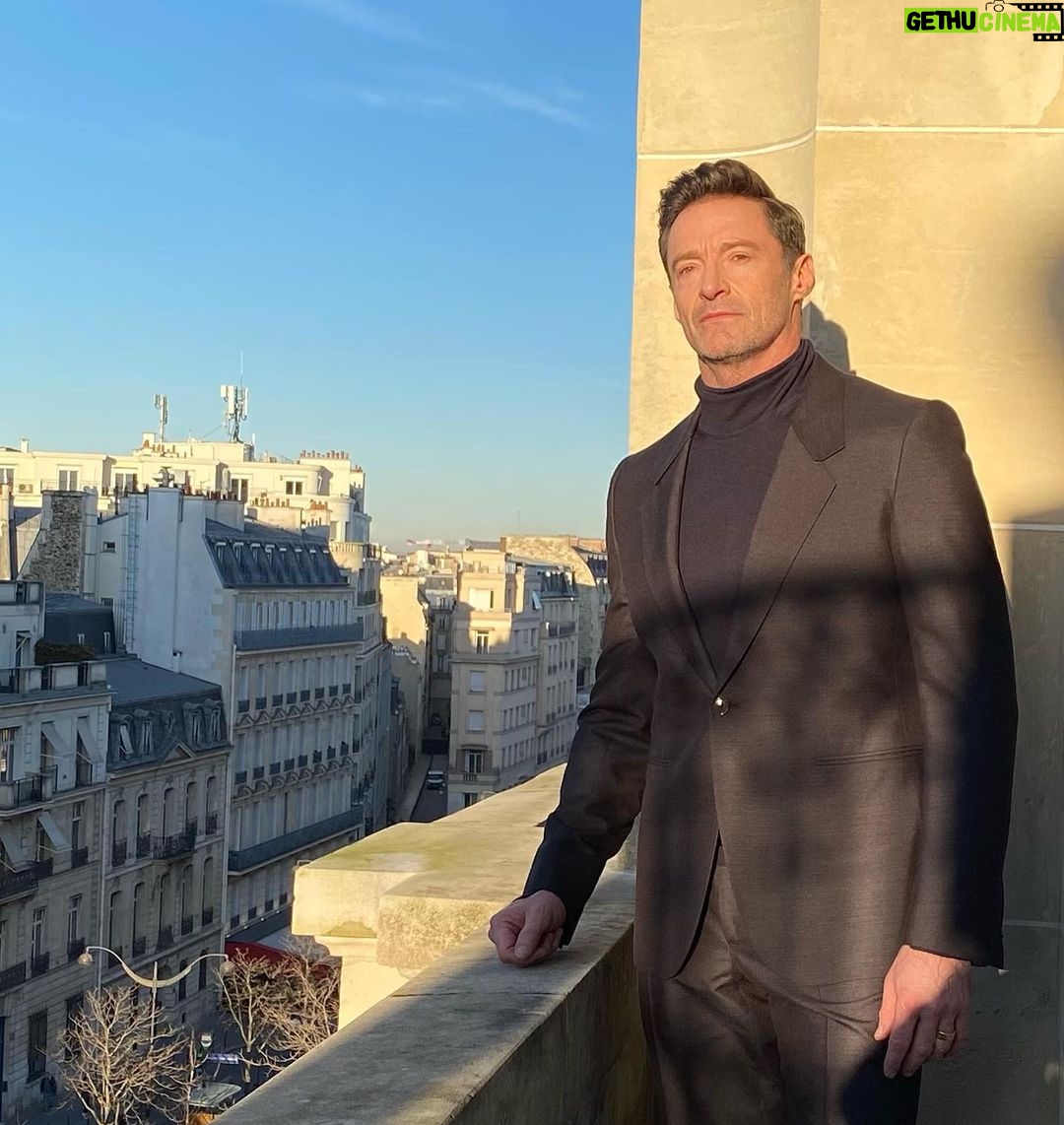 Hugh Jackman Instagram - This is February in Paris? En effet!!