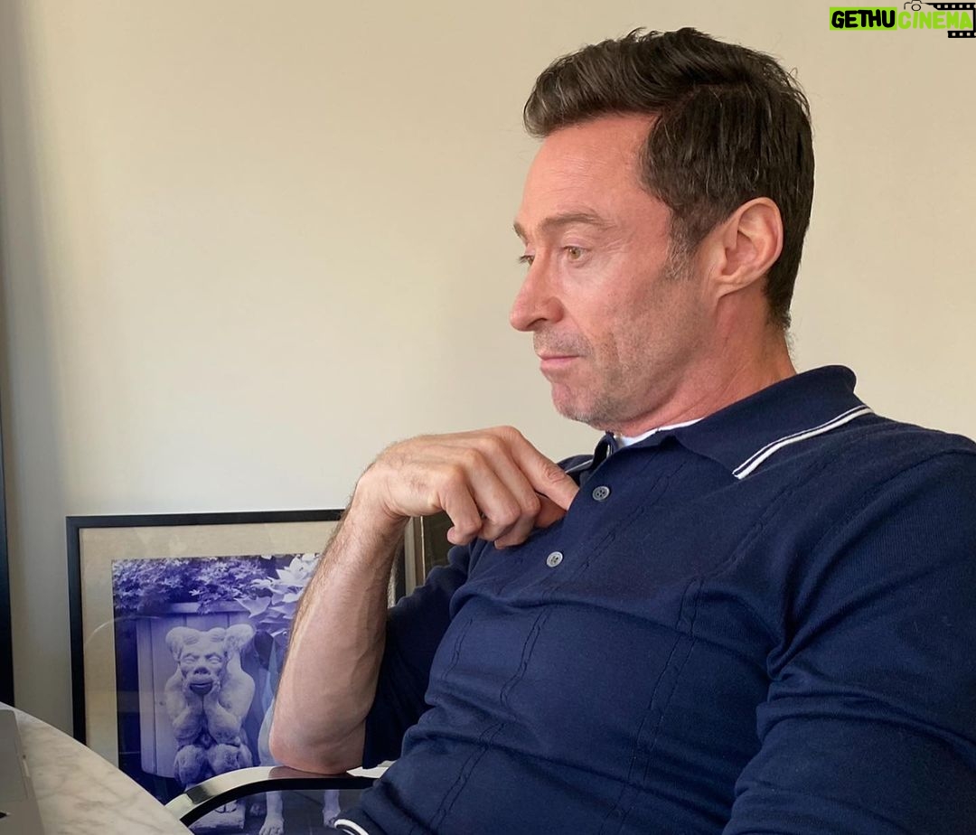 Hugh Jackman Instagram - Faces of a day of press. #theson
