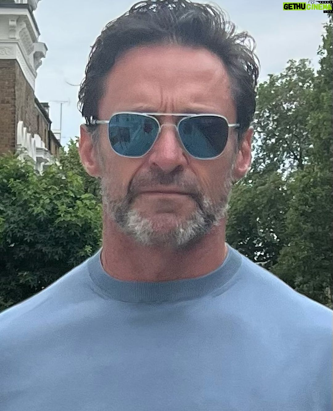 Hugh Jackman Instagram - Entirely too close. #moods
