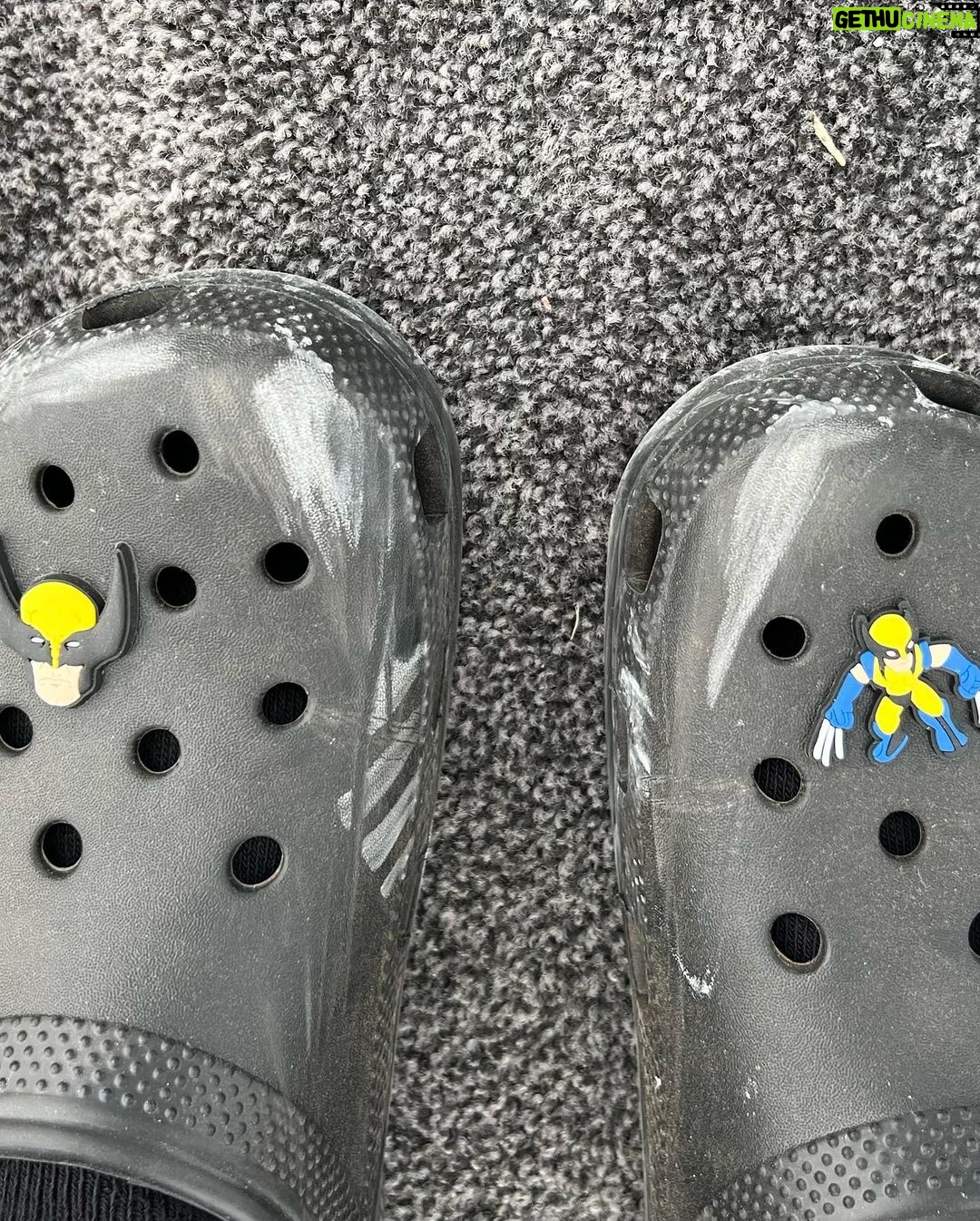 Hugh Jackman Instagram - Gonna need these beauties! #wolverine #deadpool
