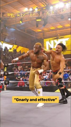 Humberto Solano Instagram - @humberto_wwe and @_garzajr have their sights set on the #WWENXT Tag Team Champs 👀