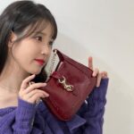 IU Instagram - 루소 앙코라컬러의 새로운 재키백♥️ 구찌얌 색깔 이쁘다 @gucci #GucciJackieNotte #GucciJackie #AD