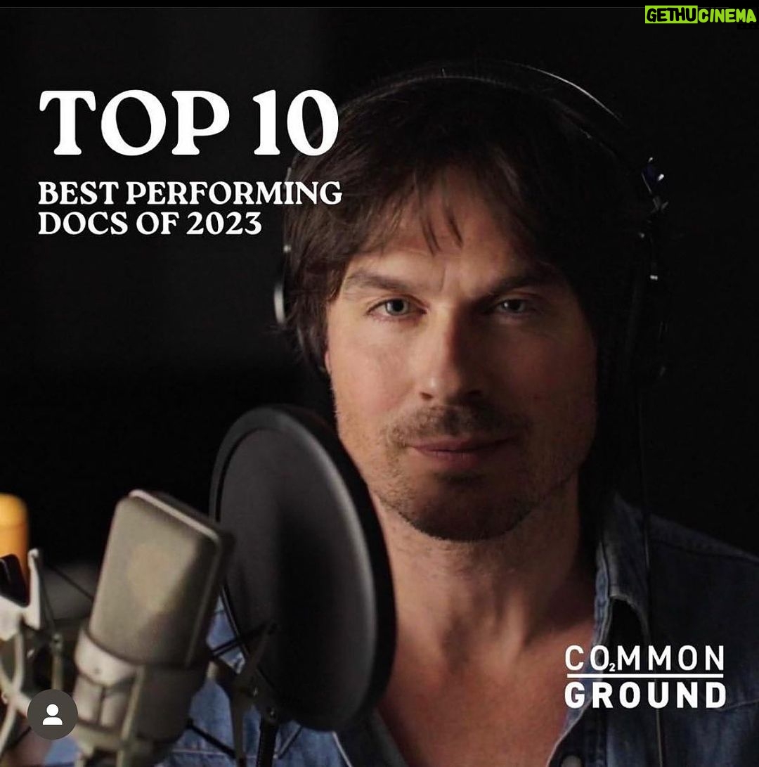 Ian Somerhalder Instagram - FOR YOUR CONSIDERATION BEST DOCUMENTARY FEATURE (and by the way TODAY is the last day of voting for the doc branch for the Oscar shortlist 😉) COMMON GROUND From the entire creative, cast and crew teams we thank you for watching and considering our film available on the ACADEMY OF MOTION PICTURES ARTS AND SCIENCES website. Thank you, Ian Somerhalder