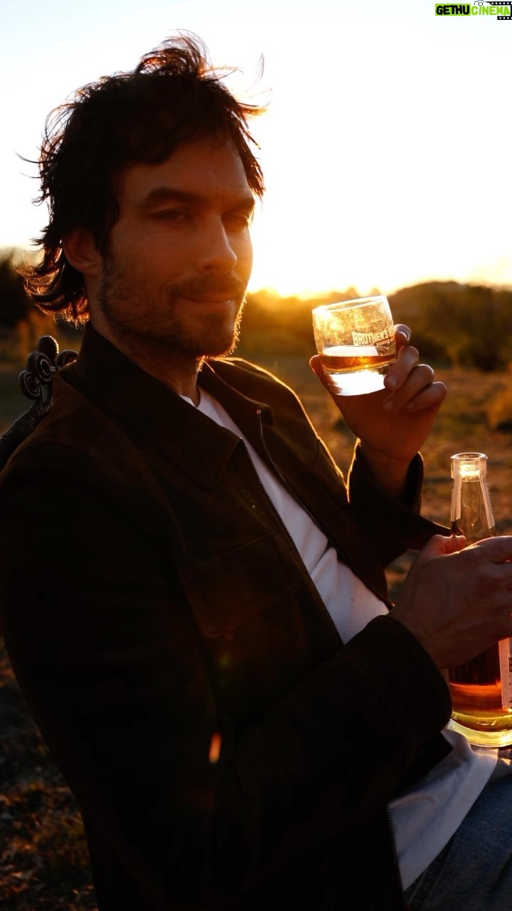 Ian Somerhalder Instagram - 45. WOW. Cheers to this next lap around the sun! @brothersbondbourbon 🥃