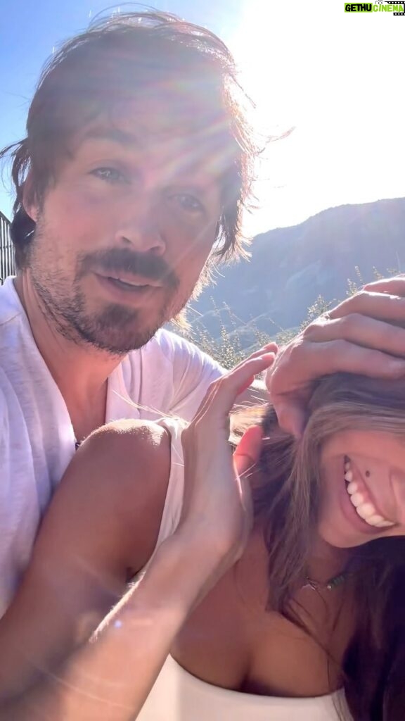 Ian Somerhalder Instagram - Nik tried to record this video for her Instagram but I stole it because I liked hers more😉 follow our new private account @absorb.more if you want to see what we’ve been up to!