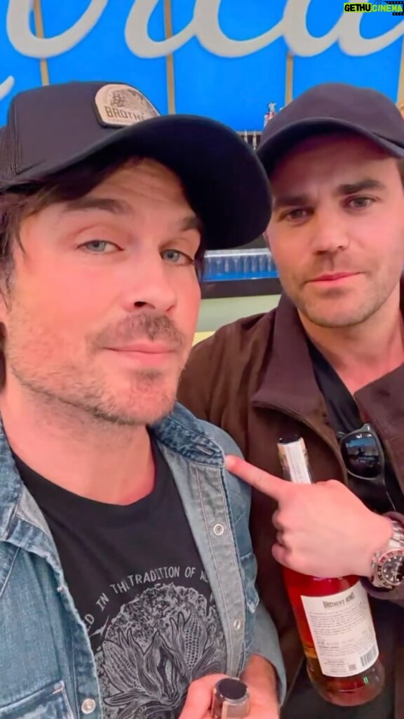 Ian Somerhalder Instagram - Mark your calendars! @iansomerhalder and @paulwesley will be making a special appearance in Vegas and pouring shots of @brothersbondbourbon ! 🥃 Where: Circa Bar at @circalasvegas on Fremont Street When: Thursday, Dec. 14th from 5pm – 6:30pm *Must be 21+ Come say hi to the guys and prepare your palates for the refined nuances of #BrothersBondBourbon. Las Vegas, Nevada