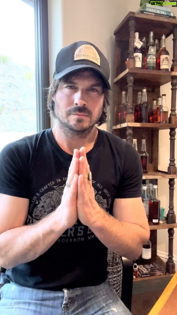 Ian Somerhalder Instagram - Today is a VERY SPECIAL day. November 29th was a day that we finalized one of our amazing award – winning @brothersbondbourbon blends and we’ve done it again today! November 29th! We have another exquisite blend with grains grown using REGENERATIVE AGRICULTURE. The future of whiskey, production and food production is REGENERATIVE! I promise you! Imagine- we can balance our climate by growing food and making whiskey! This morning in western Indiana my dear regenerative brother Rick Clark laid down the first hundred acres of @brothersbondbourbon REGENERATIVE RYE of the season at the Rick Clark Land and Cattle farm aka @farmgreen13 I can’t wait for you to taste this stuff one day soon. If you want to know more about regenerative agriculture, please follow us @commongroundfilm and check out our film COMMON GROUND in select theaters around the country right now OR you can see our first film KISS THE GROUND on @netflix which will change your life! This is the future. What a monumental day! Thank you all for being on this journey with us! 🙏🥃 #timetobond #brothersbondbourbon