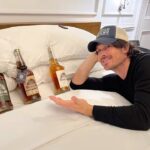 Ian Somerhalder Instagram – The boys are here! I was dreaming about the day we would bring @brothersbondbourbon to Scottish soil. A magical whisky making land 🥃