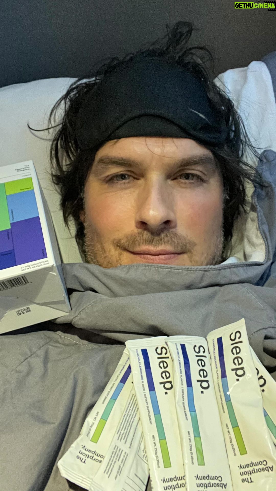 Ian Somerhalder Instagram - Hey, you up? You shouldn’t be ;) Our pre-sale is ALMOST OVER!! Restore and Energy are sold out, only a few hours and a few units left of Sleep and Calm! You deserve a good nights sleep, and this is the way you do it. Our @absorb.more sleep supplement has truly been life changing for me, and it is a perfect way to wind down when our minds are racing…. probably how yours is right now. Shop through the link in my bio!