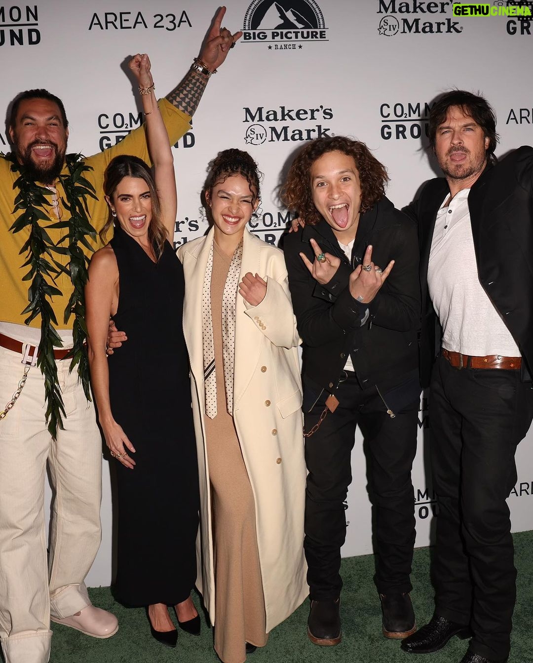 Ian Somerhalder Instagram - @commongroundfilm premiere in the famous Samuel Goldwyn Theater. Wow. What. An. Epic. Night. I’m not even sure where to begin- I could write a book with the amount of love and gratitude I have for all of you who showed up to make this film happen. To make this night happen. For all of you who will see this film and share this film. This film will change your life. Forever. How? Because you’ll see first hand that REGENERATIVE AGRICULTURAL can solve so many of our scary global problems AND we have a clear SOLUTION and PLAN to balance our climate while building robust economies. Win. Win. Win. The solution has been under our feet the whole time. It’s amazing. BECAUSE without a healthy planet we have nothing but climate disasters, wars and overall unhealthy land and unhealthy bodies. Soil health equals human health. It’s glorious and it’s real. Our film COMMON GROUND will give you hope like you’ve never seen or experienced. It’s here. Please share this and see this film. I’m humbled and grateful. Promise me you’ll see this film and share this film? Thank you from the bottom of my heart. Ian Ps swipe till the end to see what I brought with me ;) @absorb.more 📷: @chelsealaurenla