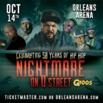 Ice Cube Instagram - Nightmare on Q Street in Vegas on 10/14. We’re celebrating 50 years of hip-hop at the Orleans Arena wit da homies. Fall through if you know what’s good—icecube.com/tour (link in bio).