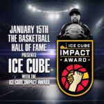 Ice Cube Instagram - Shoutout to the Naismith Basketball Hall of Fame for creating the Ice Cube Impact award. Looking forward to accepting the first award on January 15th. Can’t wait to see others who are committed to making a positive impact receive the award in future years.